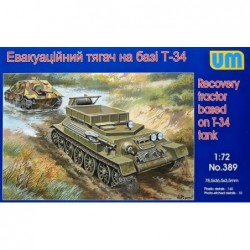 Recovery tractor based on T-34 tank - Unimodel 389