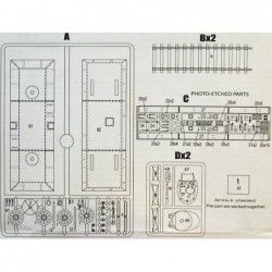 Biaxial armor.carriages OB-3 w/ double T-26-1 - Unimodel 628