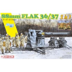 88mm FlaK 36/37 (2 in 1) - Dragon Model Kit military 6923