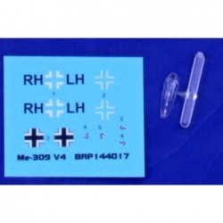 Messesrchmitt Me-309 V4 (plastic kit) - Brengun BRP144017
