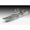 Assault Carrier USS WASP CLASS (1:700) - obsahuje barvy a lepidlo - Revell ModelSet 65178