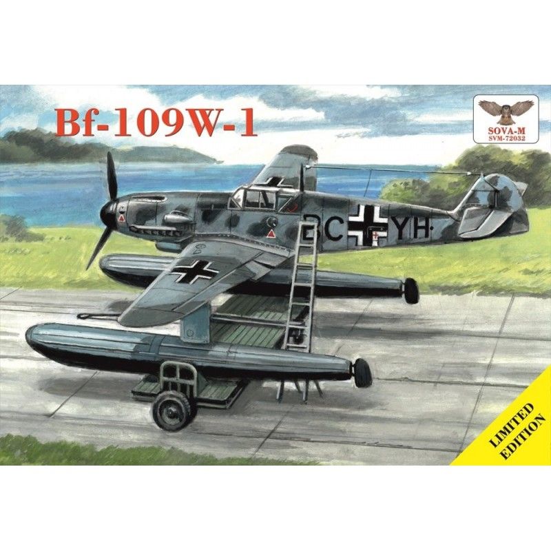 Messerschmitt Bf 109 W-1 (+ beach trolley) - Sova Models SVM-72032