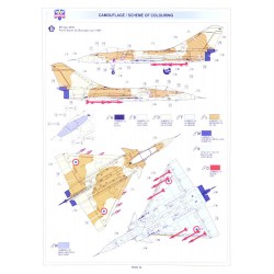 Dassault Mirage 4000 (incl. armament, PE, 2x camo) - Modelsvit 72053