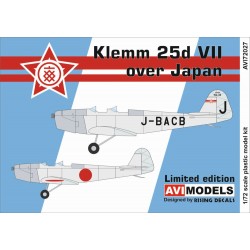 Klemm 25d VII over Japan, 1935-1937 (2x camo) - AVImodels AVI72027