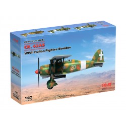 Fiat CR.42AS Italian Fighter-Bomber (3x camo) - ICM 32023