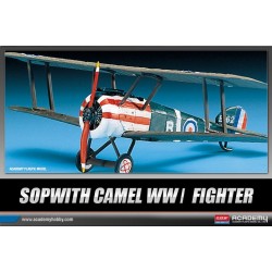 SOPWITH CAMEL WWI FIGHTER - Academy Model Kit 12447