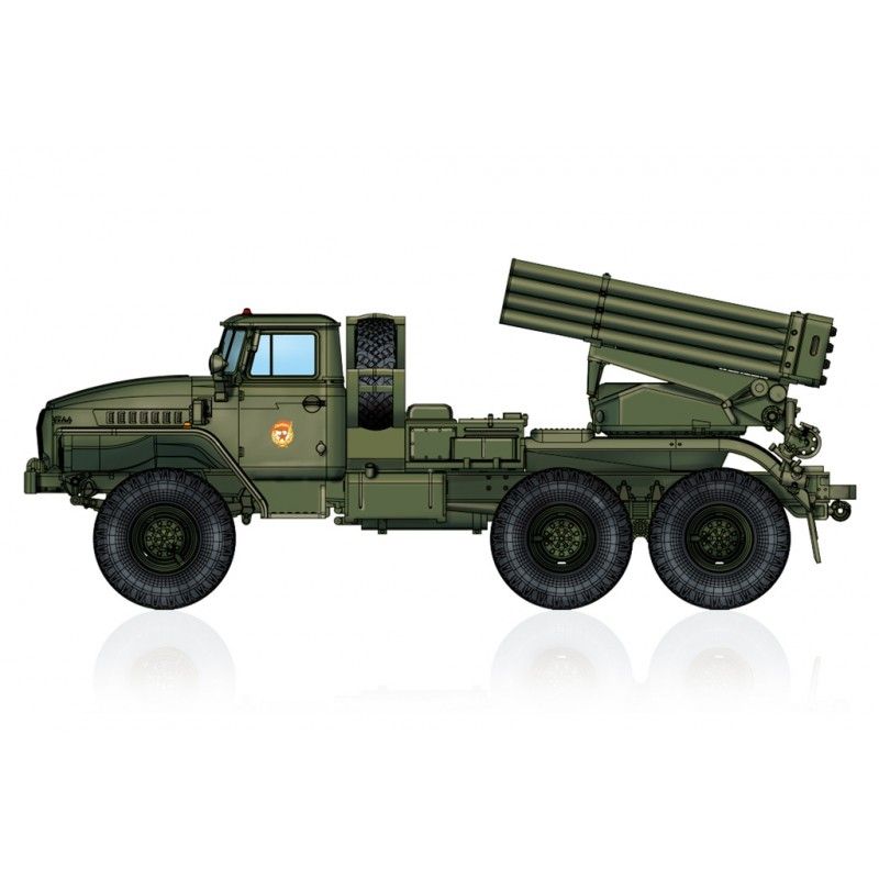 Russian BM-21 Grad Multiple Rocket Launcher - Hobby Boss 82931