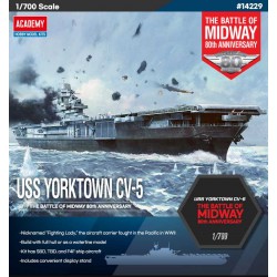 USS Yorktown CV-5 "Battle of Midway" - Academy Model Kit loď 14229