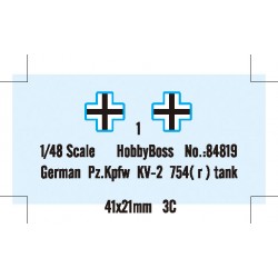 German Pz.Kpfw KV-2 754(r) tank - Hobby Boss 84819