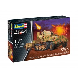 sWS mit Flak-Aufbau als Sfl. mit 3,7cm Flak 43 - Revell Plastic ModelKit military 03293