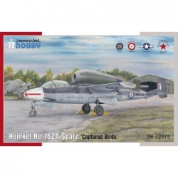 Heinkel He 162A Spatz 'Captured Birds' (4x camo) - Special Hobby SH72475