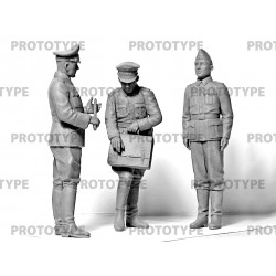 German Staff Personnel WWII (3 fig.) - ICM 24020