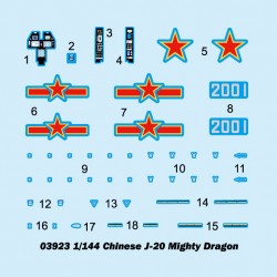 Chinese J-20 Mighty Dragon - Trumpeter 03923