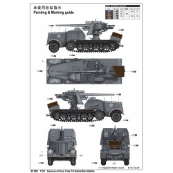 German 8.8cm Flak 18 Selbstfahrlafette - Trumpeter 01585