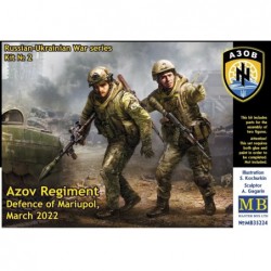 Azov Regiment, Defence of Mariupol, March 2022 (2 fig.) - Master Box MB35224