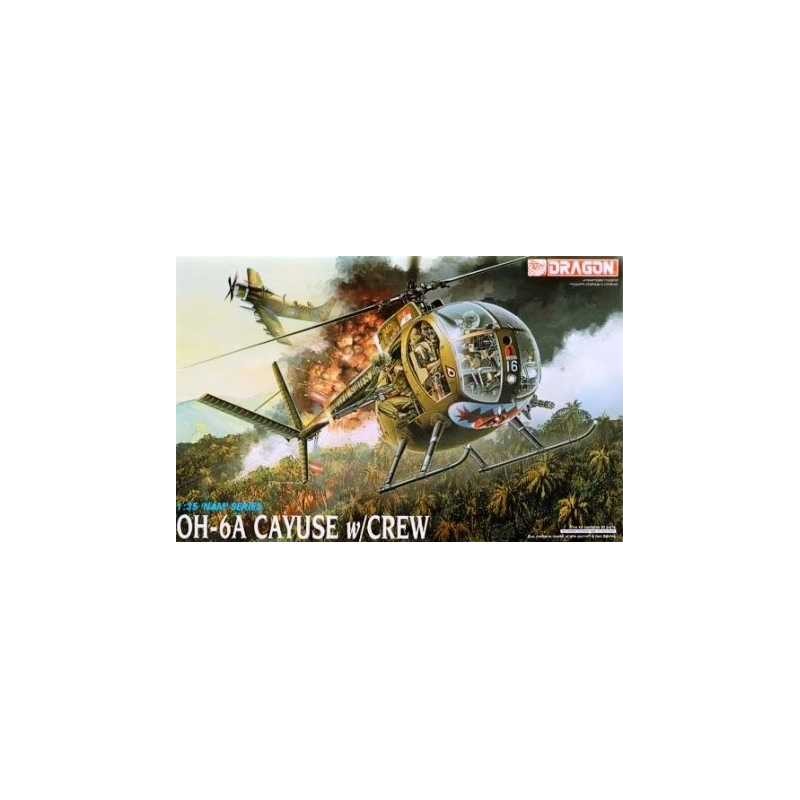 OH-6A CAYUSE w/CREW - Dragon Model Kit 3310
