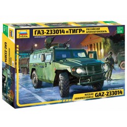 Russian Armored Vehicle GAZ "Tiger" - Zvezda Model Kit military 3668