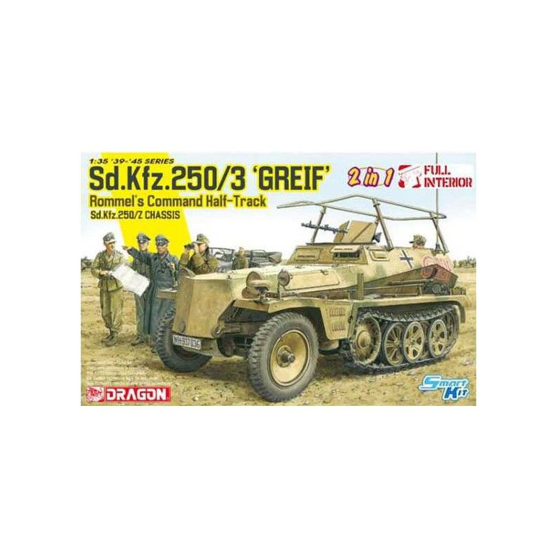 Sd.Kfz.250/3 “Greif” (2 in 1) - Dragon Model Kit military 6911
