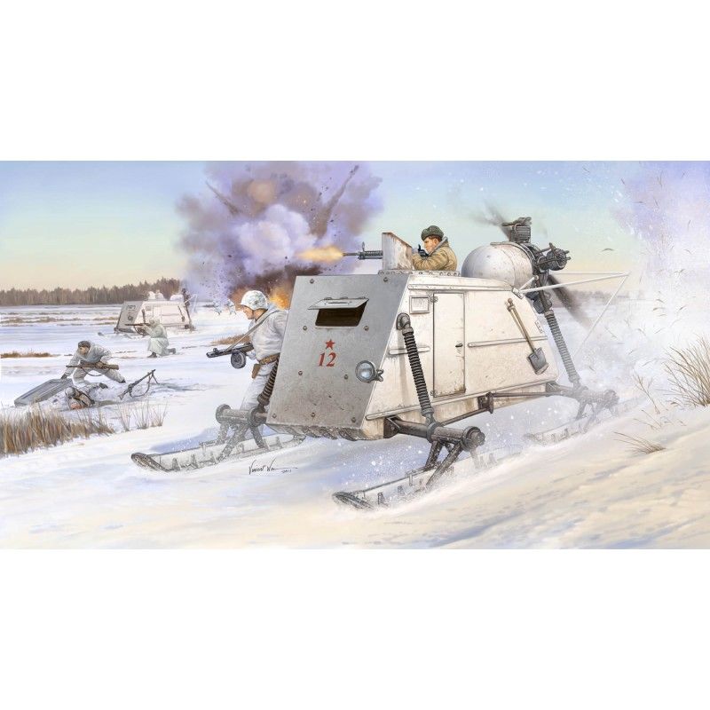 Soviet NKL-26 Armoured Aerosan - Trumpeter 02321