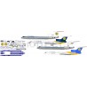 Obtisky Tupolev Tu-154 Air Ukraine pro Veb Plasticart - BSmodelle BSM100008