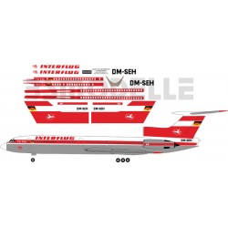 Obtisky Tupolev Tu-154 Interflug pro Veb Plasticart - BSmodelle BSM100010