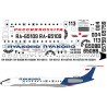 Obtisky Tupolev Tu-134 Pulkovo airlines pro Veb Plasticart - BSmodelle BSM100018