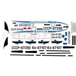 Obtisky Let L-410 Turbolet Aeroflot pro Veb Plasticart - BSmodelle BSM100020