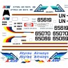 Obtisky Tupolev Tu-134 Atyrau airways pro Veb Plasticart - BSmodelle BSM100055