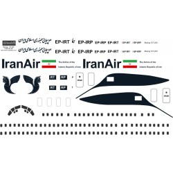 Obtisky Boeing 727 Iran Air pro Veb Plasticart - BSmodelle BSM100517