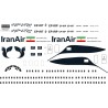 Obtisky Boeing 727 Iran Air pro Veb Plasticart - BSmodelle BSM100517