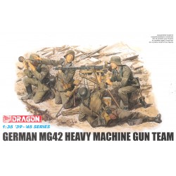 German MG42 heavy machine gun team - Dragon Model Kit figurky 6064