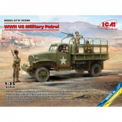 US Military Patrol WWII (G7107 w/ MG M1919A4) - ICM 35599