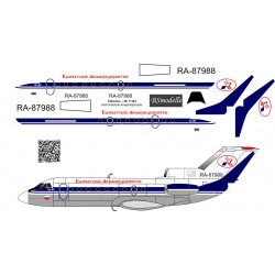 Obtisky Jakovlev Jak-40 Kamchatka air-enterprise pro Eastern Express - BSmodelle BSM144534