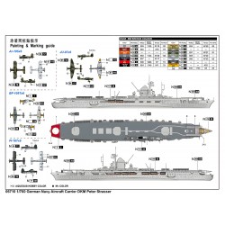 German Navy Aircraft Carrier DKM Peter Strasser - Trumpeter 06710