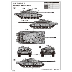 British Challenger 1 MBT (Desert Version) - Trumpeter 07105