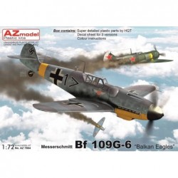 Messerschmitt Bf 109G-6 Balkan Eagles (3x camo) - AZ model 7864