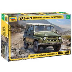 UAZ-469 Soviet 4WD off-road vehicle - Zvezda Model kit 3629