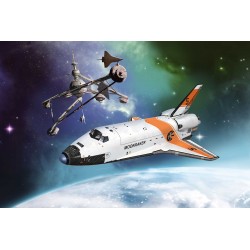 "Moonraker" Space Shuttle - obsahuje barvy a lepidlo - Revell Gift-Set James Bond 05665