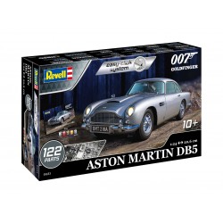 "Goldfinger" Aston Martin DB5 - obsahuje štětec a barvy - Revell EasyClick ModelSet James Bond 05653