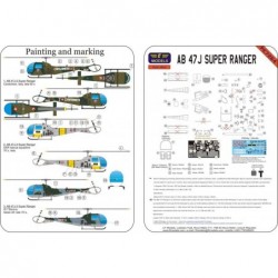 AB 47J Super Ranger (3x Italian camo) - LF models PE7264