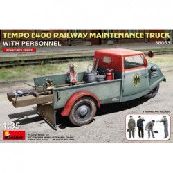 Tempo E400 Railway Mainten.Truck w/ Personnel - MiniArt 38063