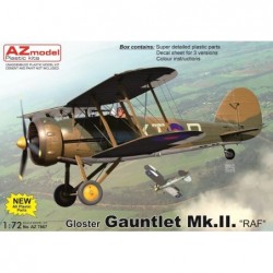 Gloster Gauntlet Mk.II RAF (3x camo) - AZ model 7867