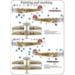 L 25d VII Sports & training plane (4x camo) - LF Models PE7269