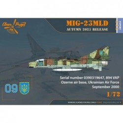 MiG-23MLD The Last Ukrainian Flogger-K (4x camo) - Clear Prop 72042