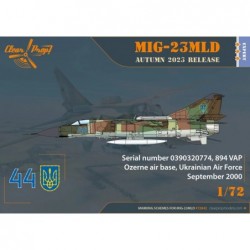 MiG-23MLD The Last Ukrainian Flogger-K (4x camo) - Clear Prop 72042