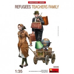 Refugees - Teachers Family (2 fig. & luggage) - MIniArt 38086