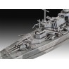 Battleship Gneisenau - obsahuje barvy a lepidlo - Revell ModelSet 65181