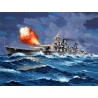 Battleship Gneisenau - obsahuje barvy a lepidlo - Revell ModelSet 65181