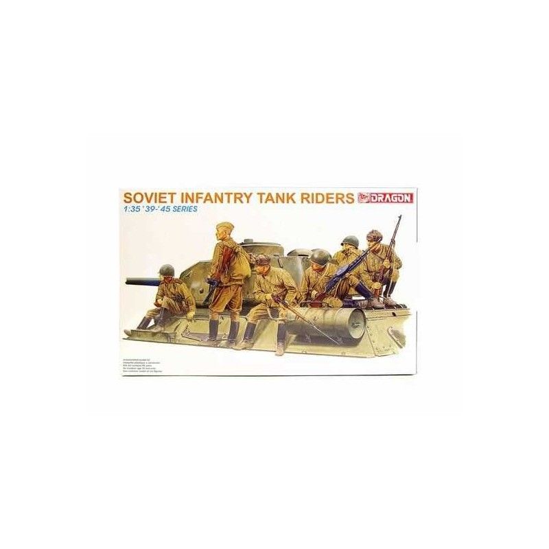 Soviet Infantry Tank Riders - Dragon Model Kit figurky 6197