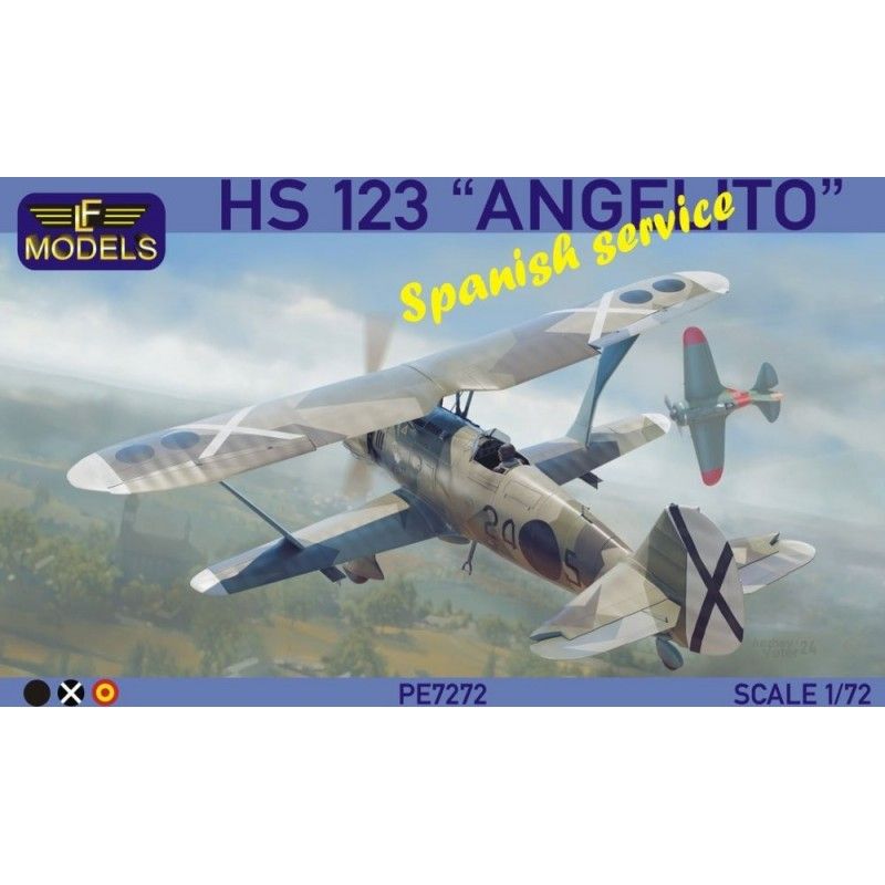 Hs 123 'Angelito' Spanish service (4x camo) - LF Models PE7272